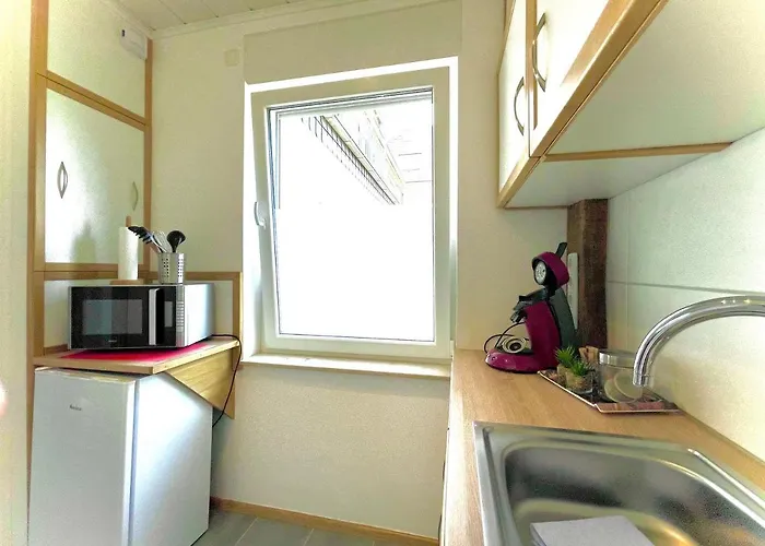 Appartement Schlafen Zuhause Monteur Und