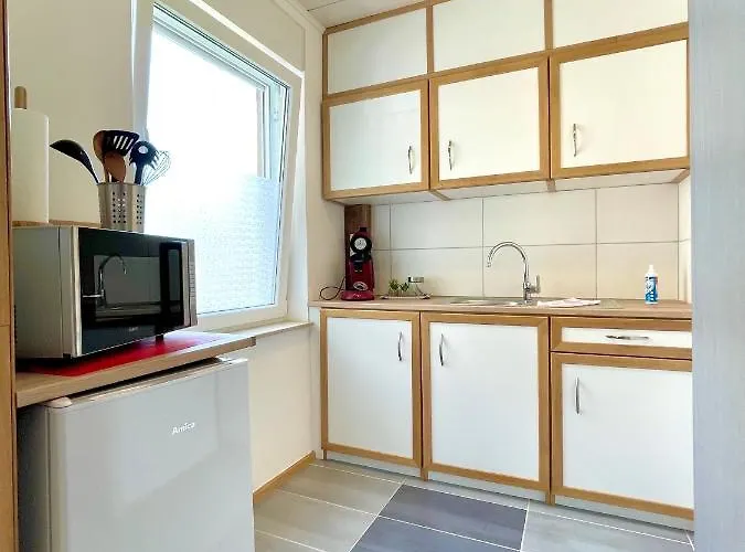 Appartement Schlafen Zuhause Monteur Und