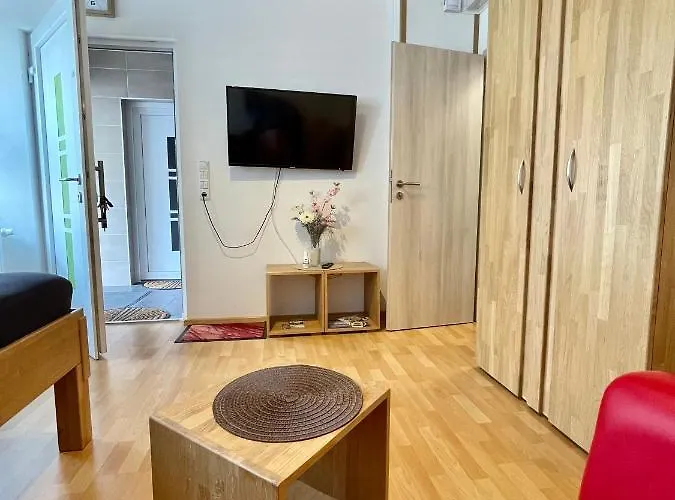 Appartement Schlafen Zuhause Monteur Und